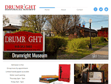 Tablet Screenshot of drumrighthistoricalsociety.org